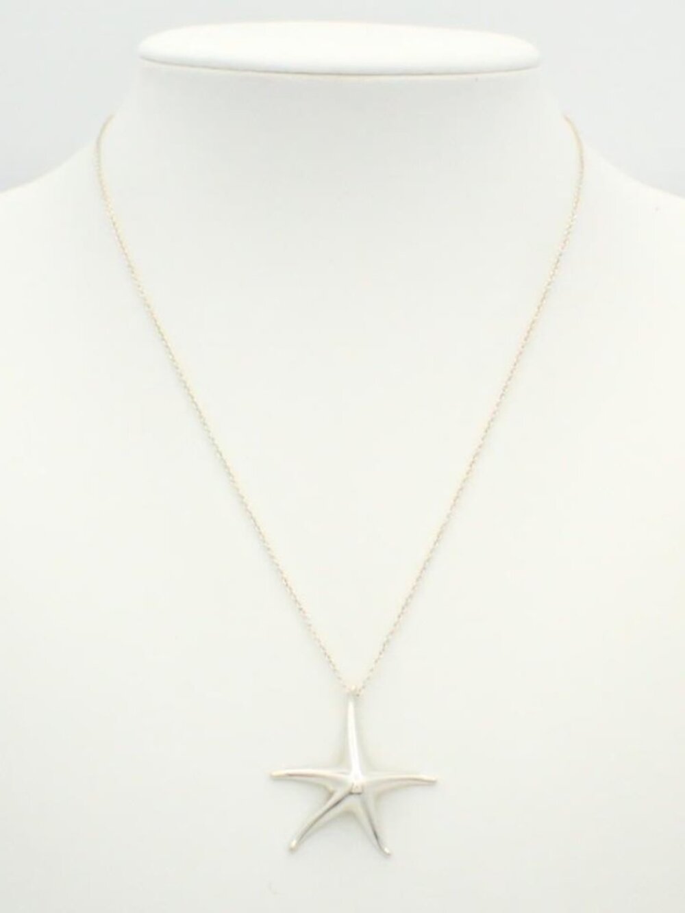Tiffany & Co. Elsa Peretti Large Starfish Necklace 925 16"